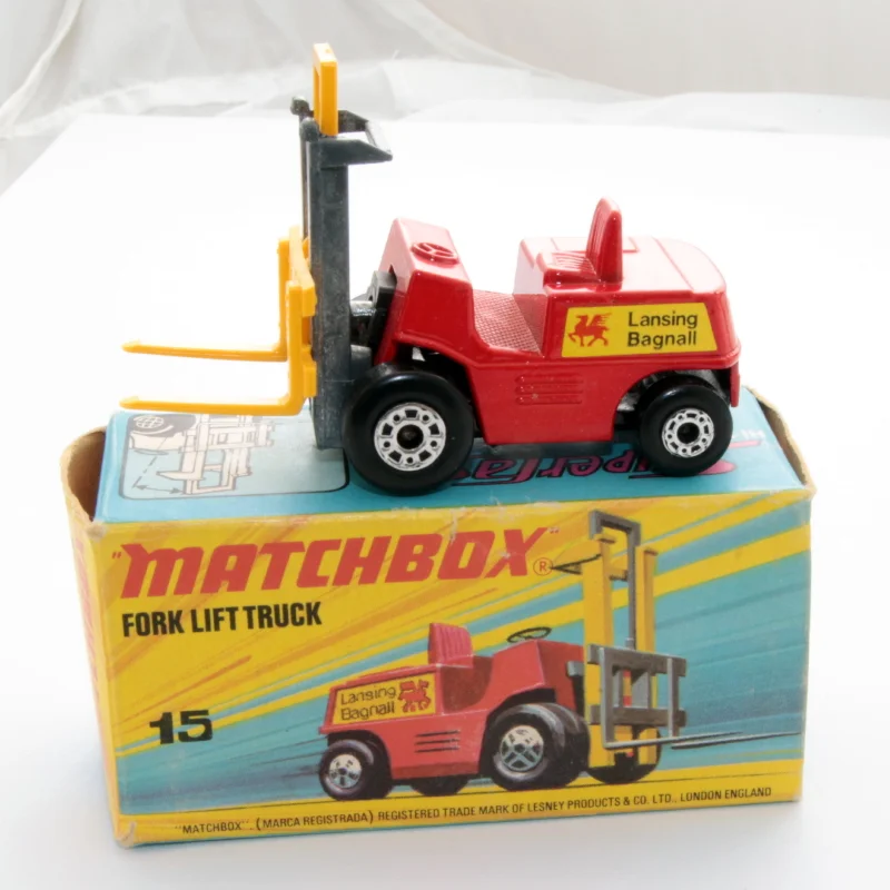 Matchbox 15 Superfast Fork Lift Truck. Made In England 1972. Lesney Products & Co Ltd.